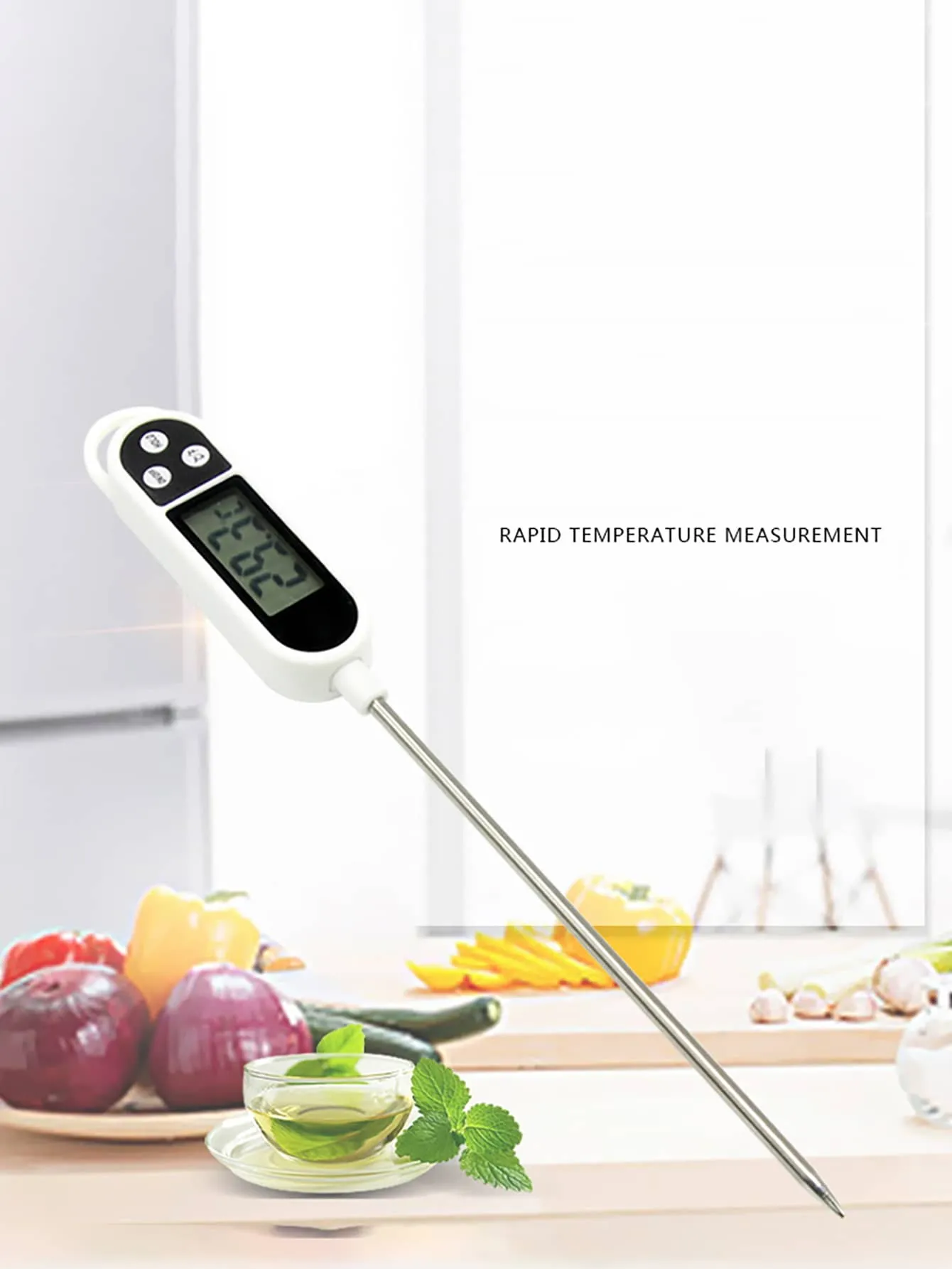 1pc Kitchen Food Measuring Thermometer