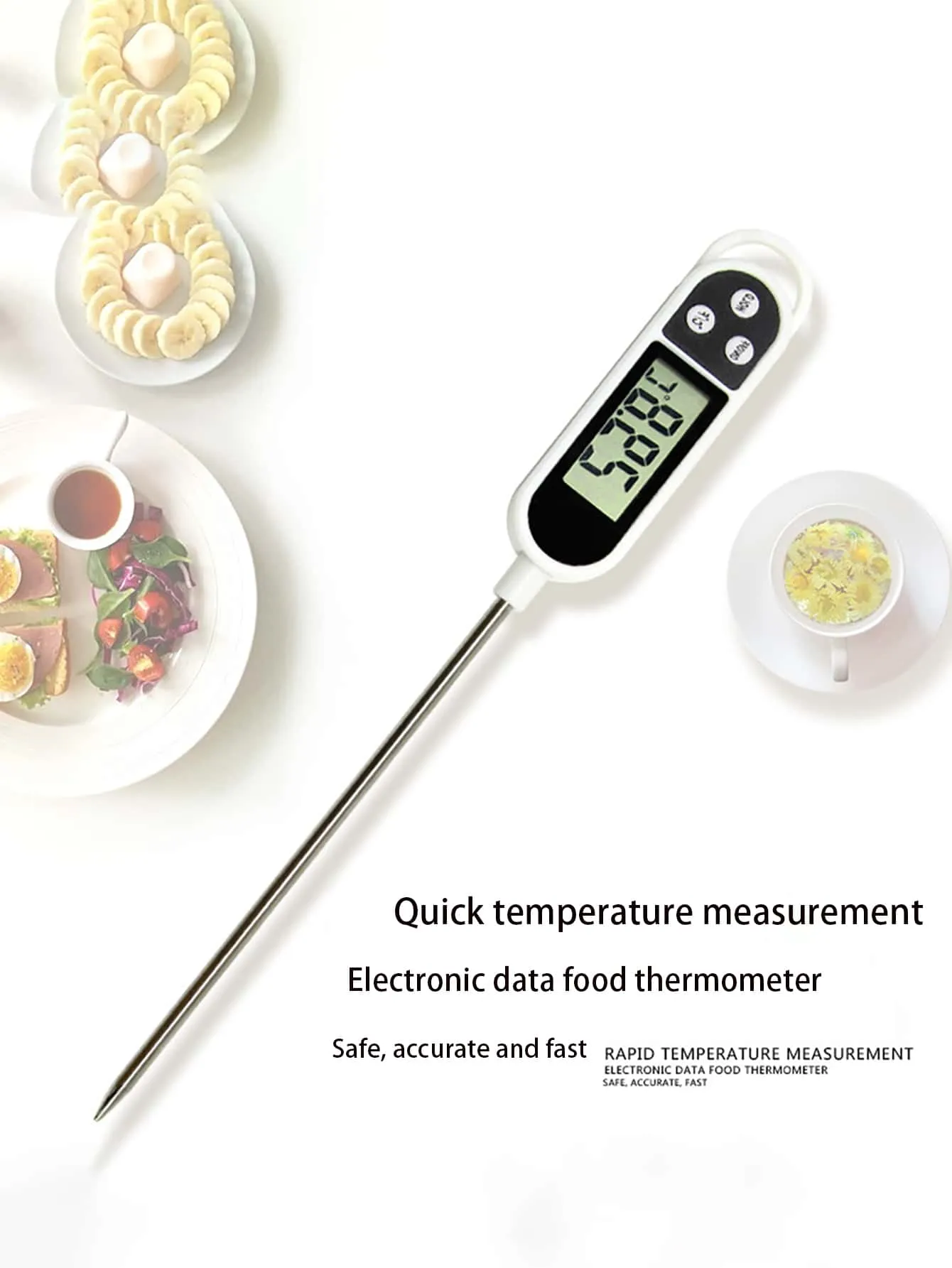 1pc Kitchen Food Measuring Thermometer