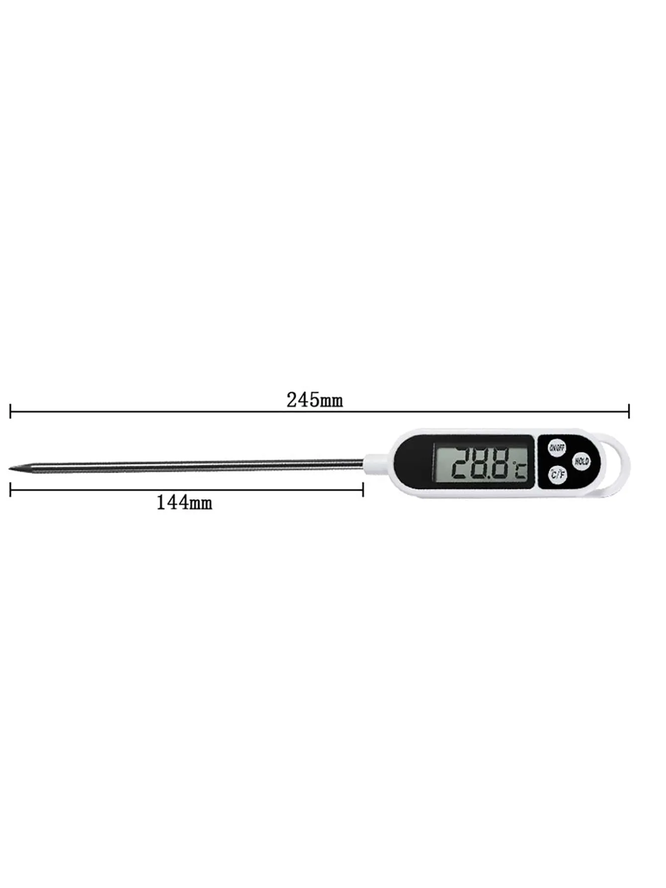 1pc Kitchen Food Measuring Thermometer