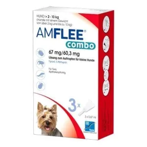 AMFLEE combo 67 / 60.3mg solution for application for dogs 2-10kg