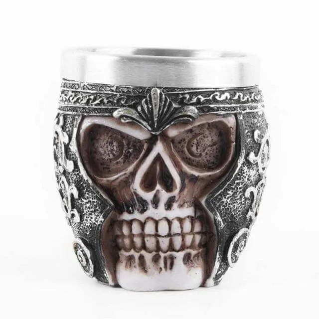 Ancient Skull Stainless Steel Mug