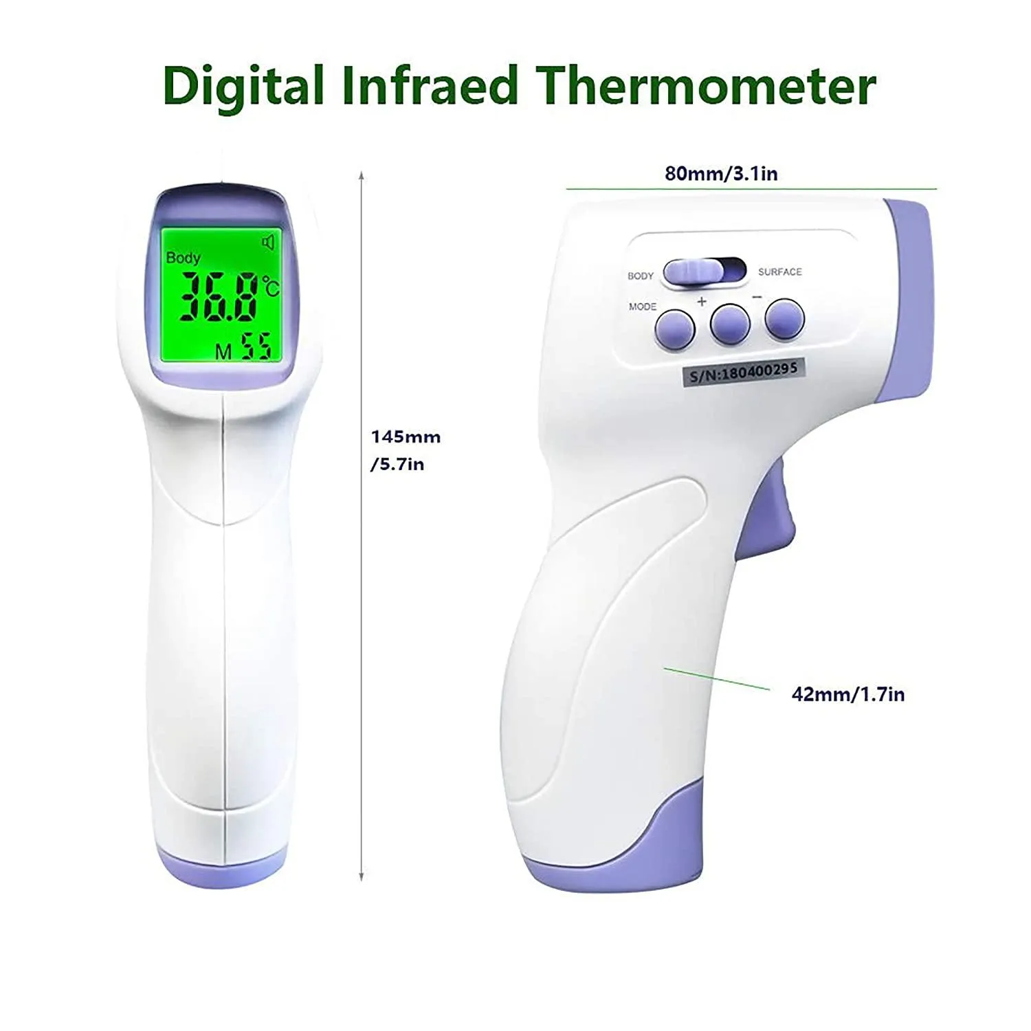 Baby Infrared Forehead or Surface Thermometer