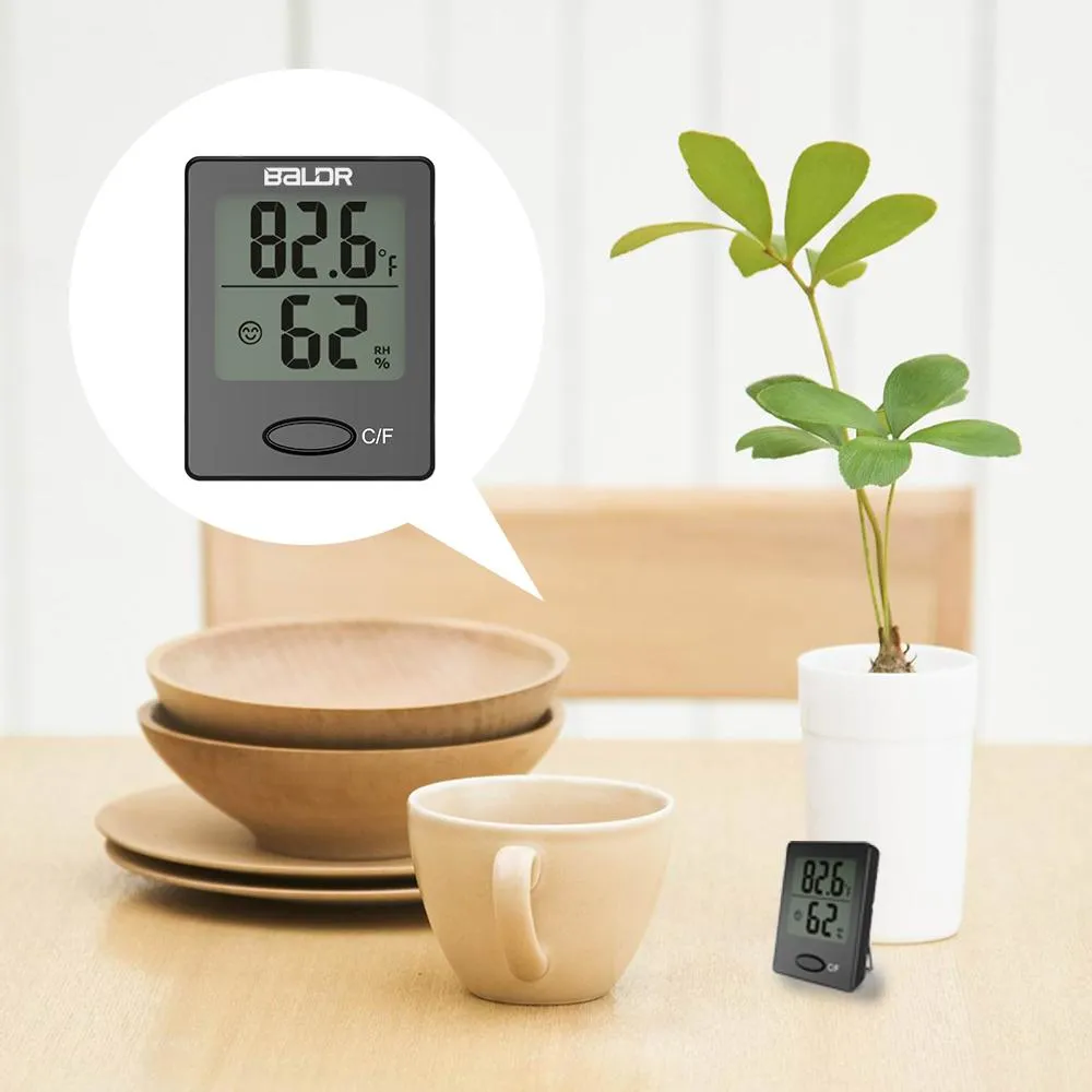 BALDR Mini Digital Indoor Thermometer & Hygrometer