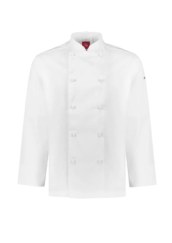 Biz Collection Mens Al Dente Long Sleeve Chef Jackett (CH230ML)