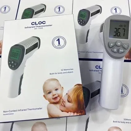 CLOC Contactless Infrared Digital Thermometer - White | 882372