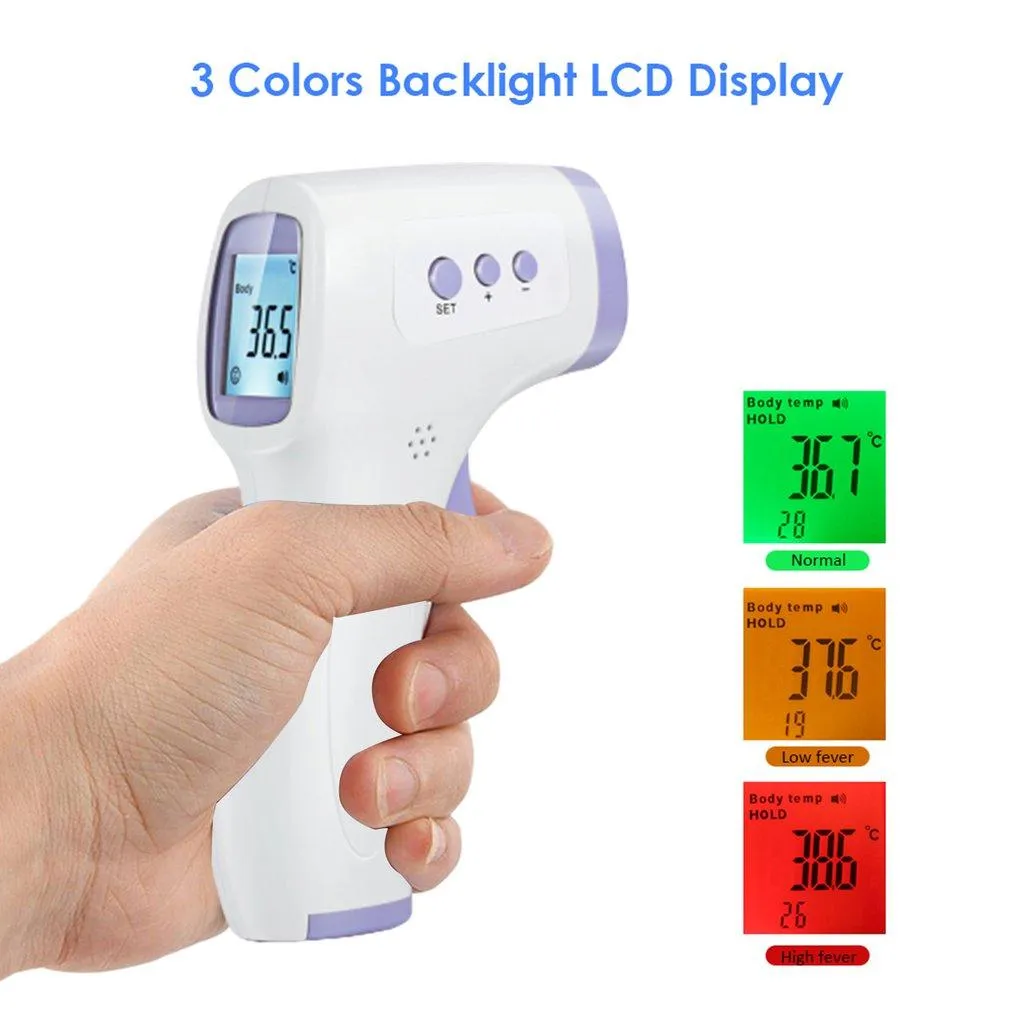 Digital Forehead Non Contact Infrared Body Temperature Thermometer