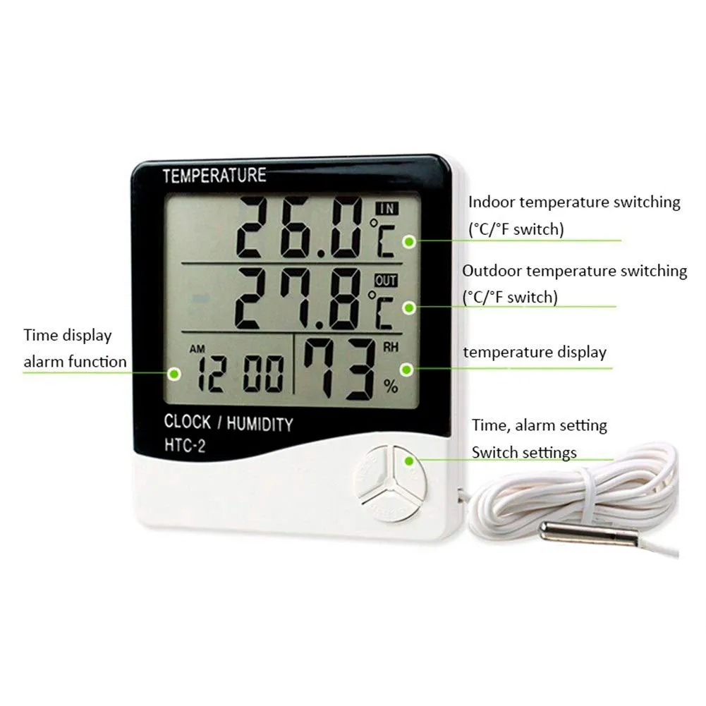 Digital Hygrometer Indoor Thermometer Humidity Monitor