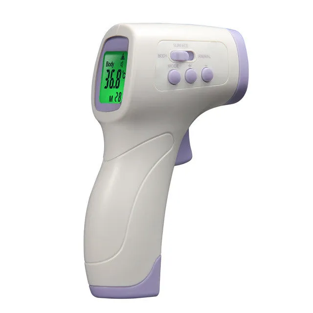 Electronic LCD Diagnostic-tool Adult/Baby Thermometer Infrared Non-contact Forehead Body Digital Termometro 3-Color Backlight