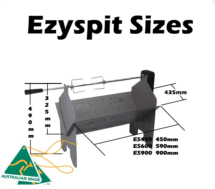 Ezyspit ES600 Flat Pack Spit BBQ Ultimate Combo