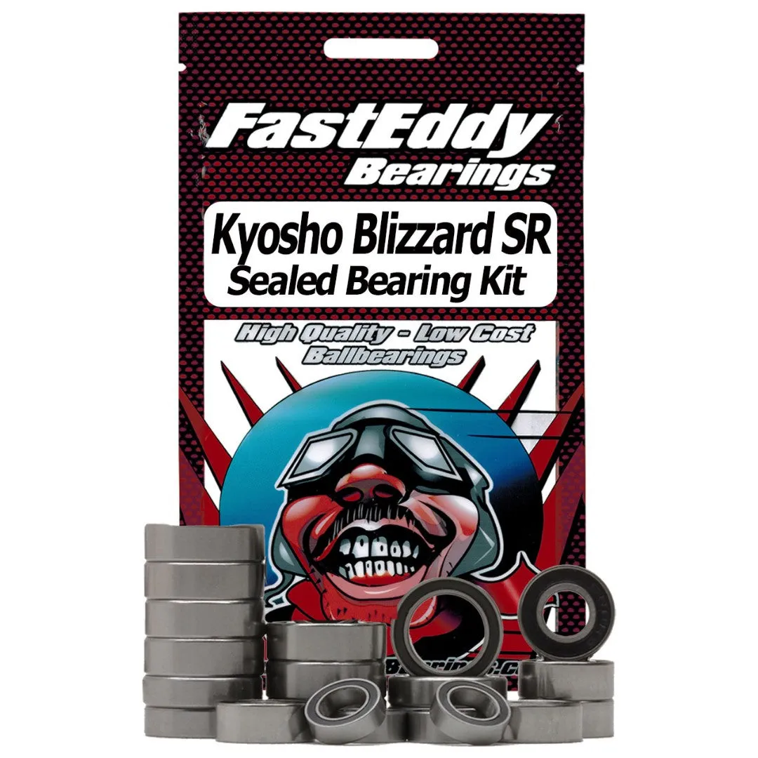 Fast Eddy Sealed Bearing Kit:￼ Kyosho Blizzard SR 1/12th