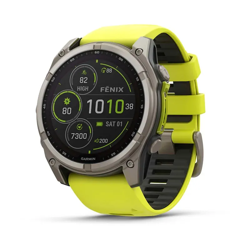 Advanced Garmin Fenix 8 Multi-Sport GPS Watch with Enhanced Features - English Version