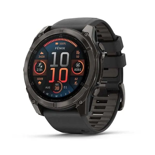 Advanced Garmin Fenix 8 Multi-Sport GPS Watch with Enhanced Features - English Version