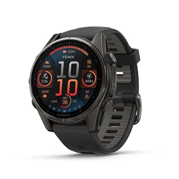 Advanced Garmin Fenix 8 Multi-Sport GPS Watch with Enhanced Features - English Version