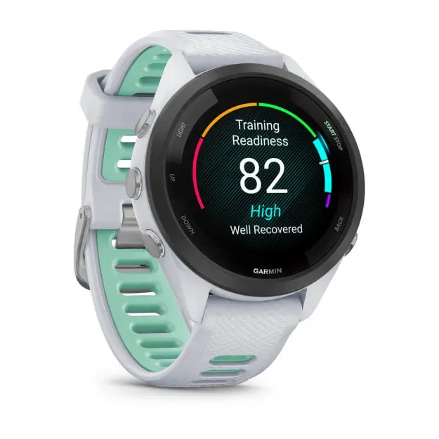 Garmin Forerunner 265S Neo Tropick Whitestone - 1.1-inch Display Running Smartwatch, Model: 49-GAR-010-02810-14