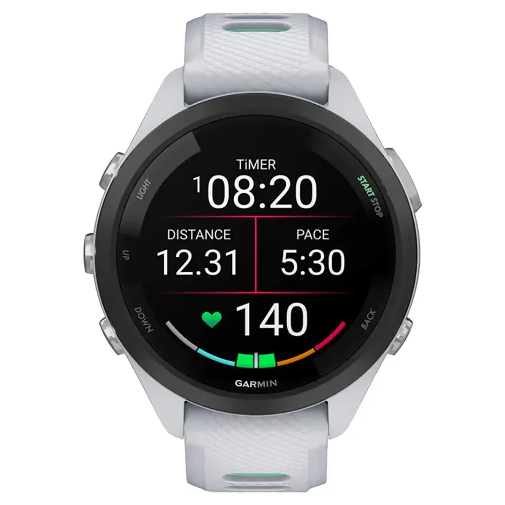 Garmin Forerunner 265S Neo Tropick Whitestone - 1.1-inch Display Running Smartwatch, Model: 49-GAR-010-02810-14