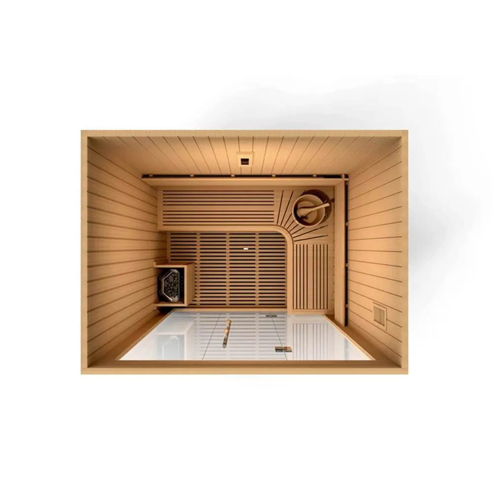 Golden Designs Copenhagen 3-Person Traditional Steam Sauna GDI-7389-01