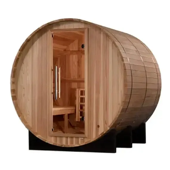 Golden Designs "Arosa" 4 Person Barrel Traditional Sauna