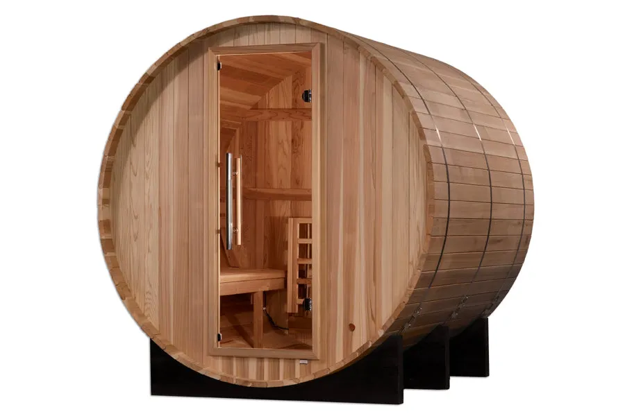 Golden Designs "Arosa" 4 Person Barrel Traditional Sauna