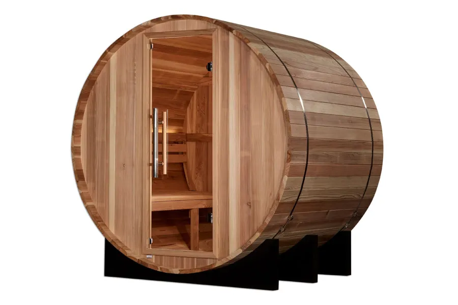 Golden Designs "St. Moritz" 2 Person Barrel Traditional Sauna