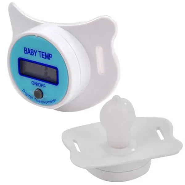 Health Monitors Baby Nipple Thermometer Termometro Testa Baby Pacifier LCD Digital Mouth Nipple Pacifier Chupeta