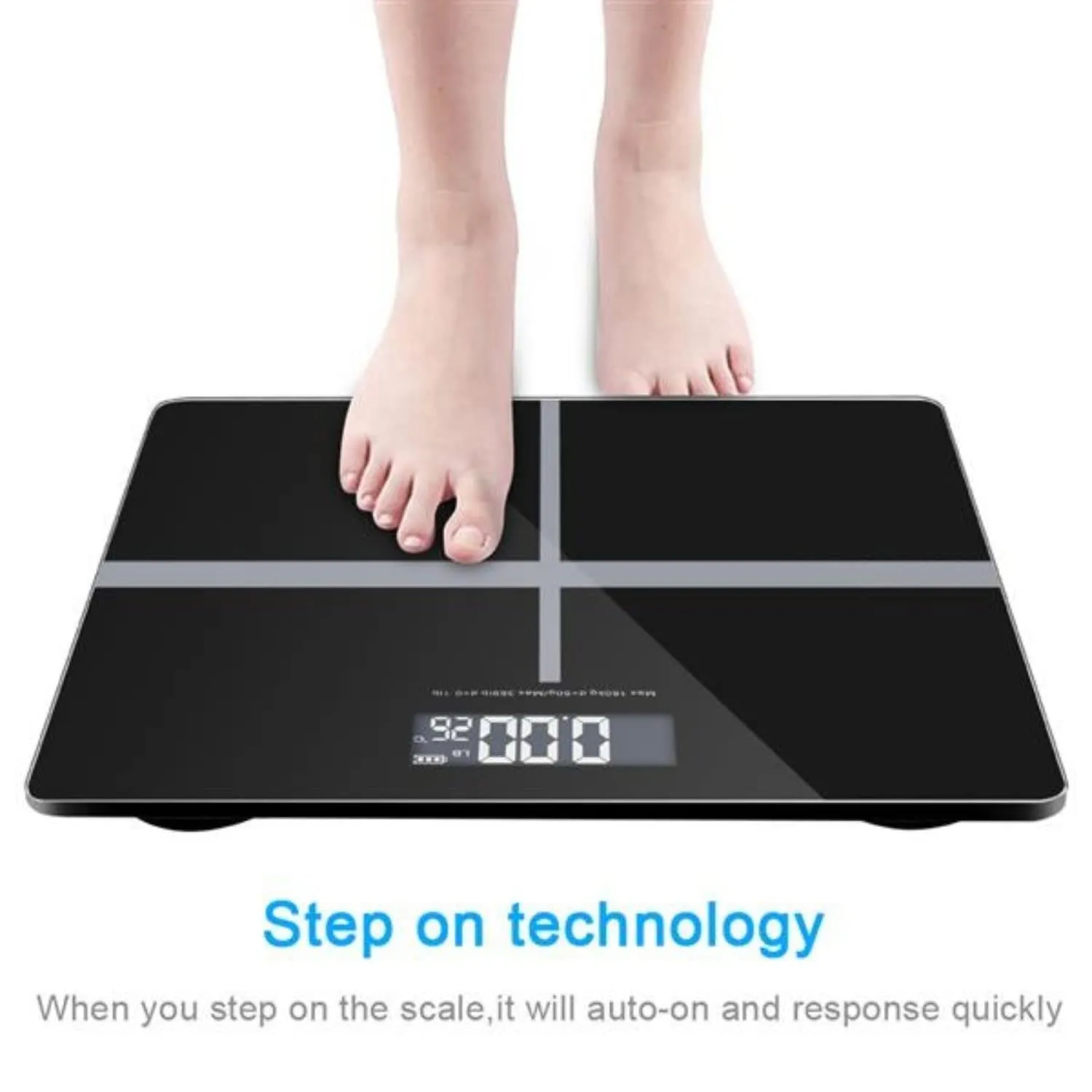 High Precision Digital Bathroom Body Scale, 396lbs, Verpeak