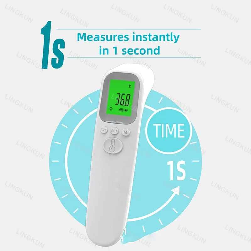 Infrared Fever Thermometer - Non-Contact Digital for Baby & Adult Use