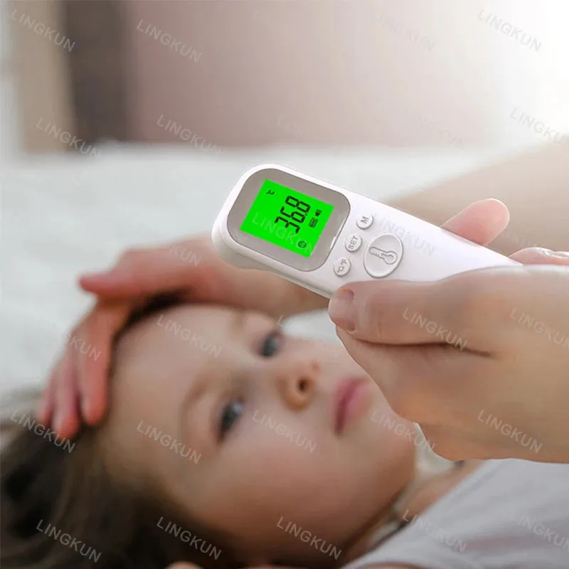 Infrared Fever Thermometer - Non-Contact Digital for Baby & Adult Use