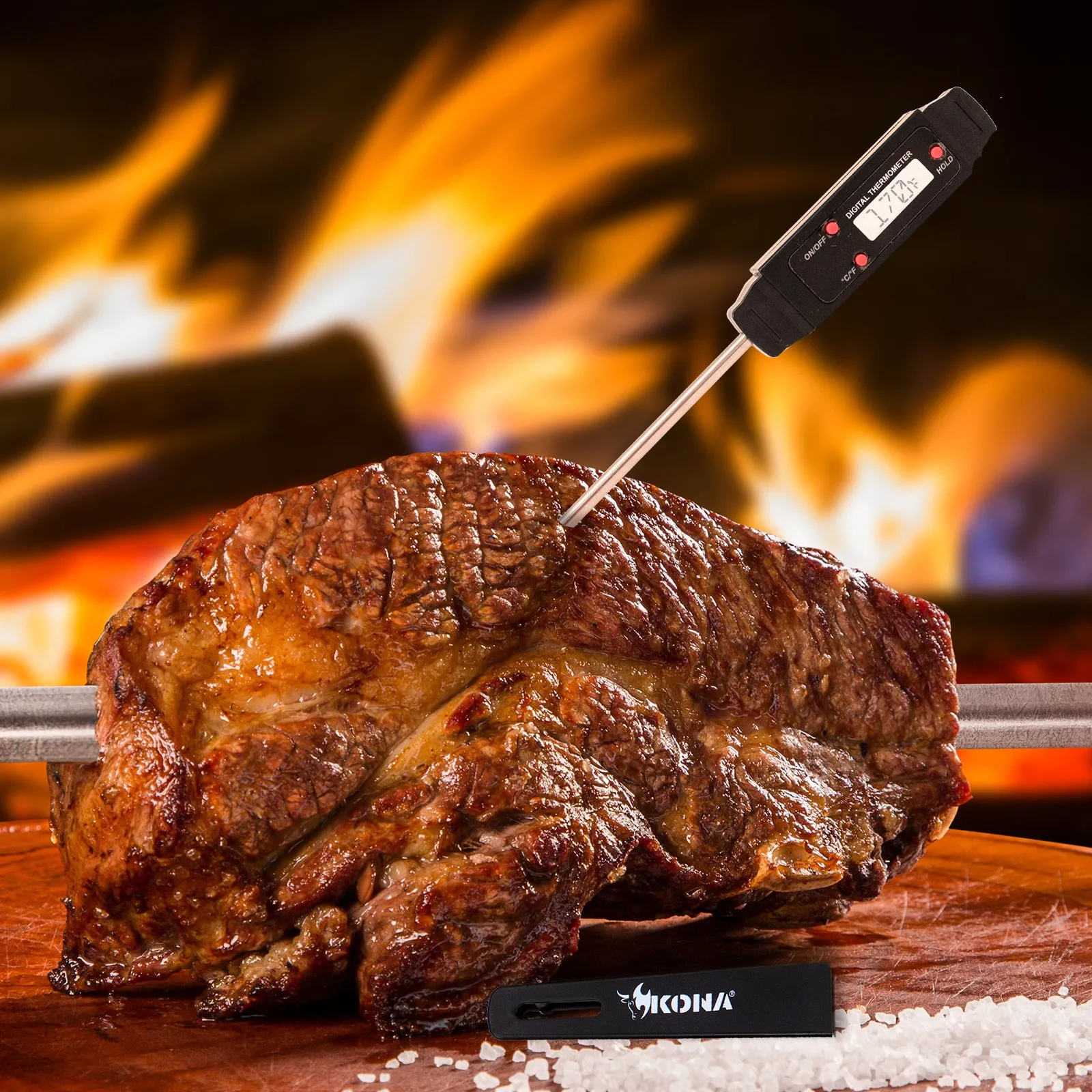 Kona Digital Pocket Meat Thermometer - Fast & Convenient