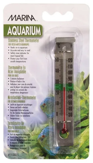 Marina Stainless Steel Thermometer (Celsius & Fahrenheit)