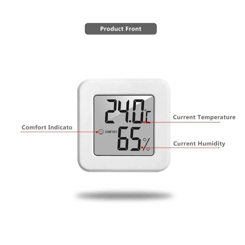 Mini Indoor Thermometer LCD Digital Temperature Room Hygrometer Gauge Sensor Humidity Meter Indoor Thermometer Temperature