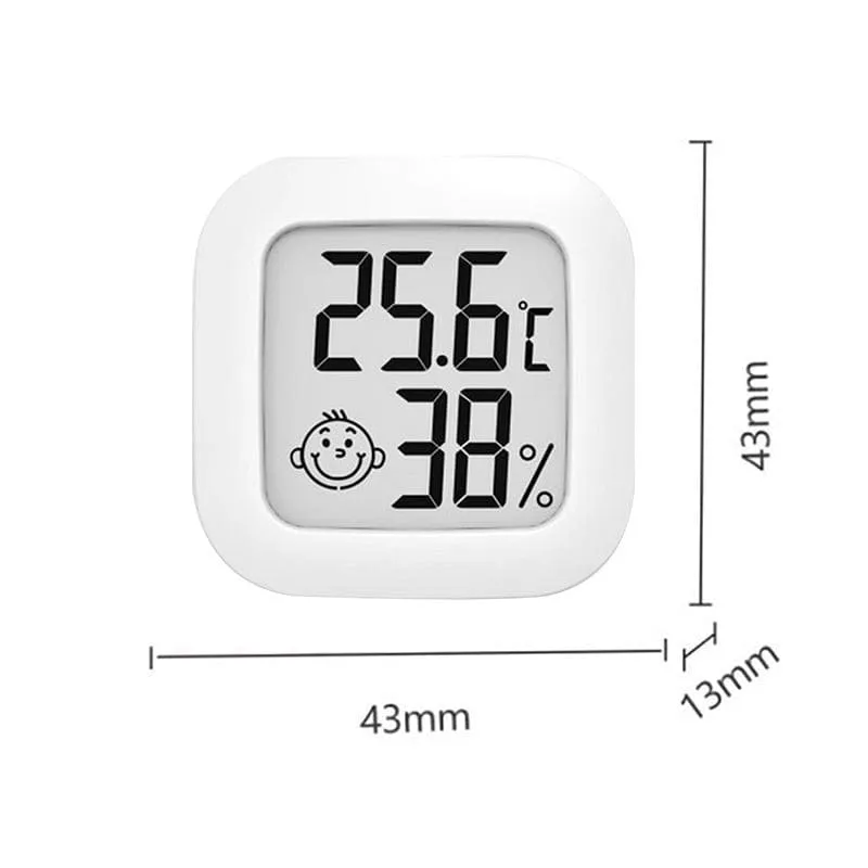 Mini Indoor Thermometer LCD Digital Temperature Room Hygrometer Gauge Sensor Humidity Meter Indoor Thermometer Temperature