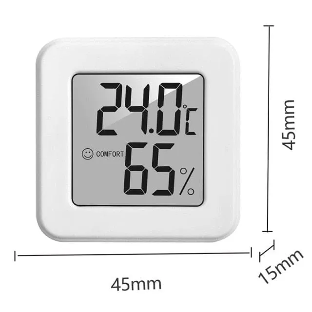 Mini Indoor Thermometer LCD Digital Temperature Room Hygrometer Gauge Sensor Humidity Meter Indoor Thermometer Temperature