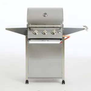 Papa's Grill, 3 Burner Stainless steel grill