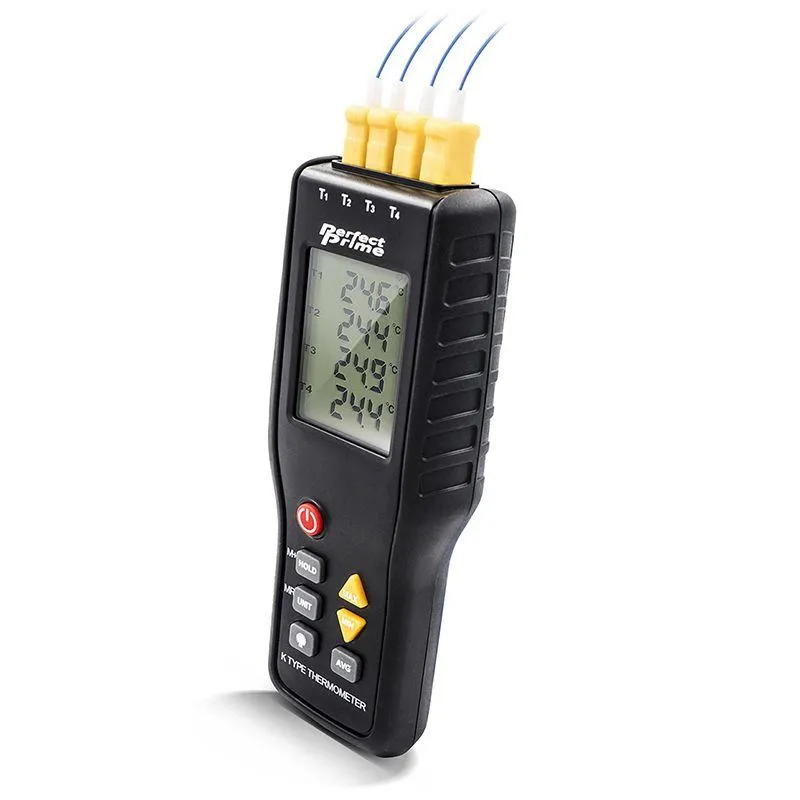 PerfectPrime TC9815 4 Channels Thermocouple Thermometer