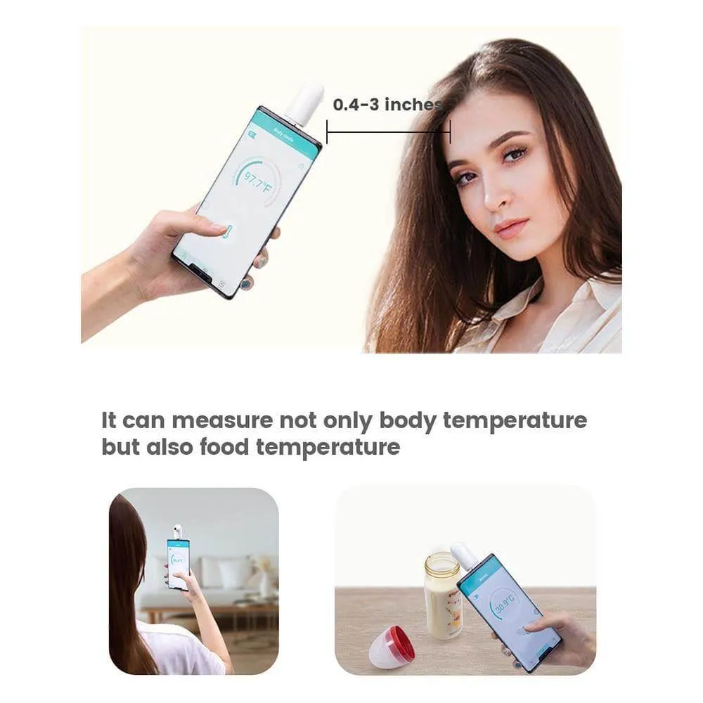 Portable Forehead Phone Thermometer