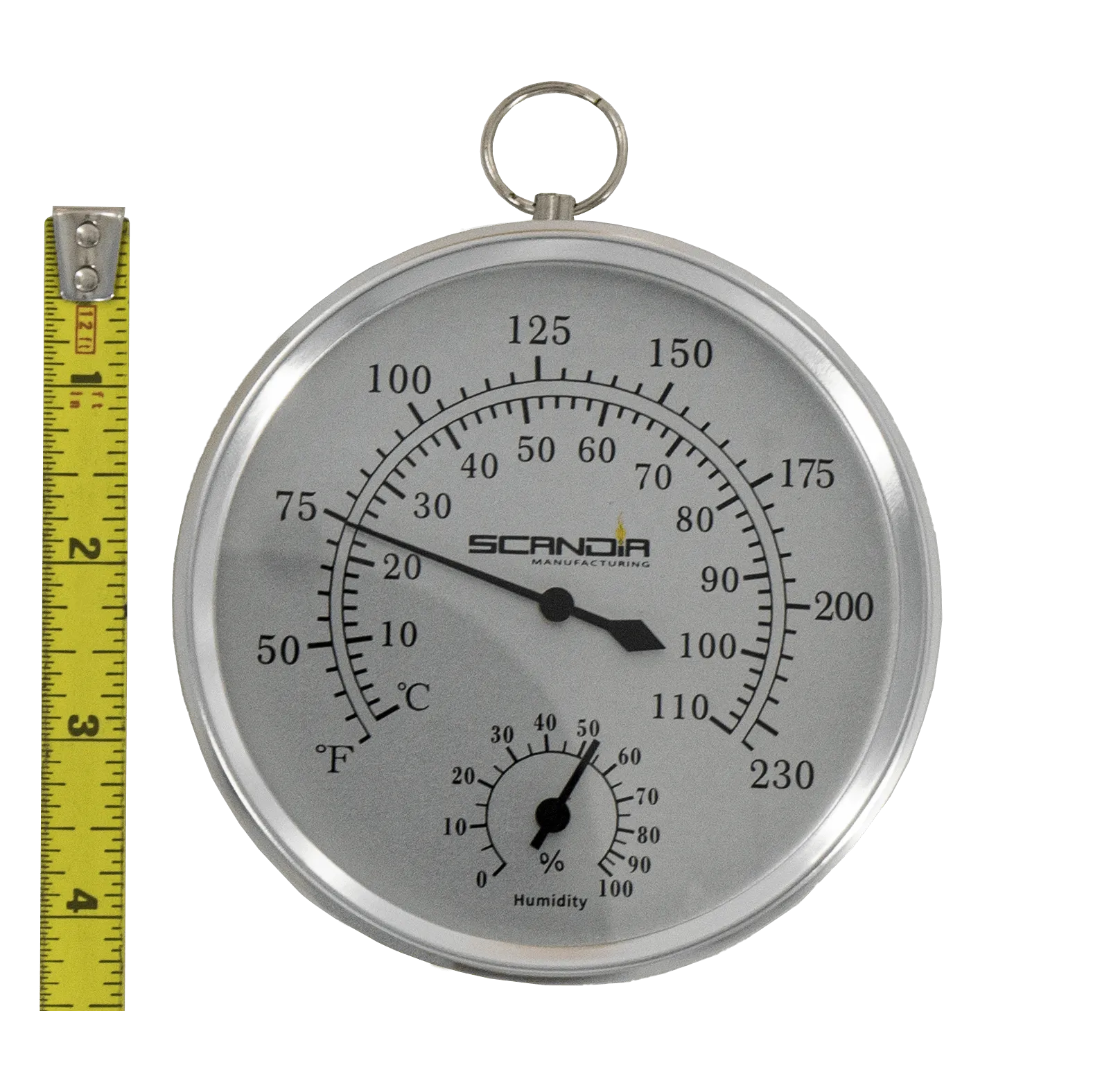 Scandia Sauna & Steam Thermometer/Hygrometer 5"