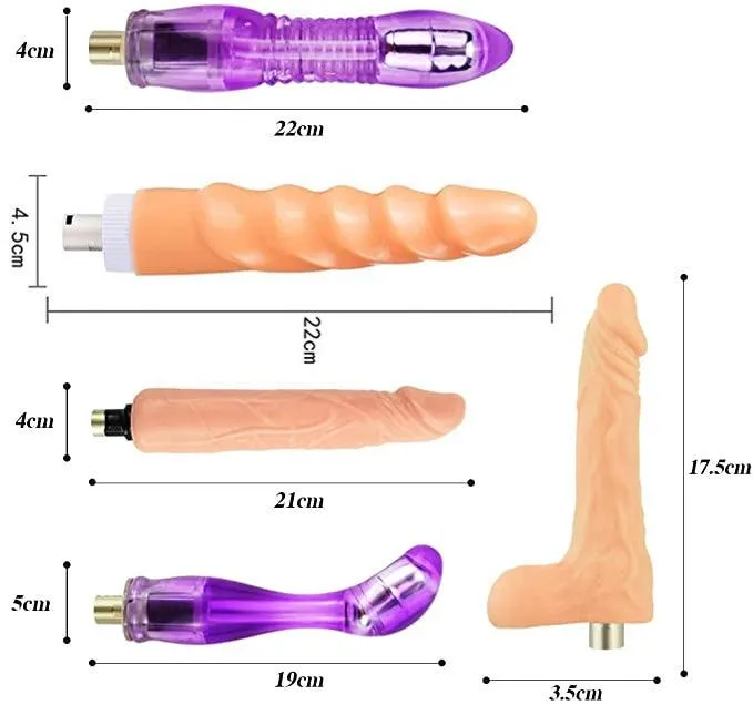 Sex Machine Attachment Combo #18