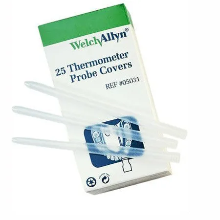 Suretemp Thermometer Probe Covers Oral or Rectal Use by Welch Allyn-Hillrom 250/bx