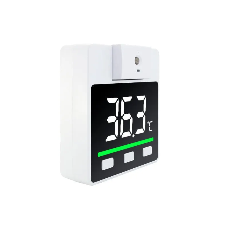 Wall Mounted IR Thermometer with Large Color LED Display and Talkback